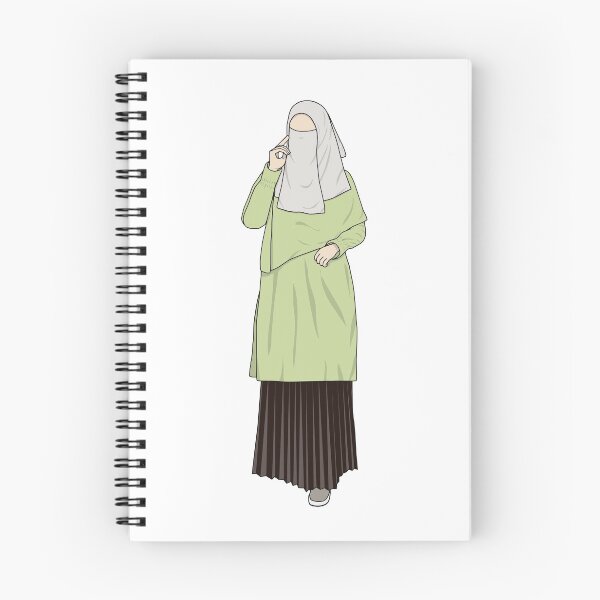 Item preview, Green Hijab Dress designed and sold by suwarnaadi.