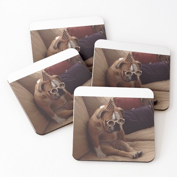 Item preview, Funny Sad dog Stickers  designed and sold by Pop-clothes.