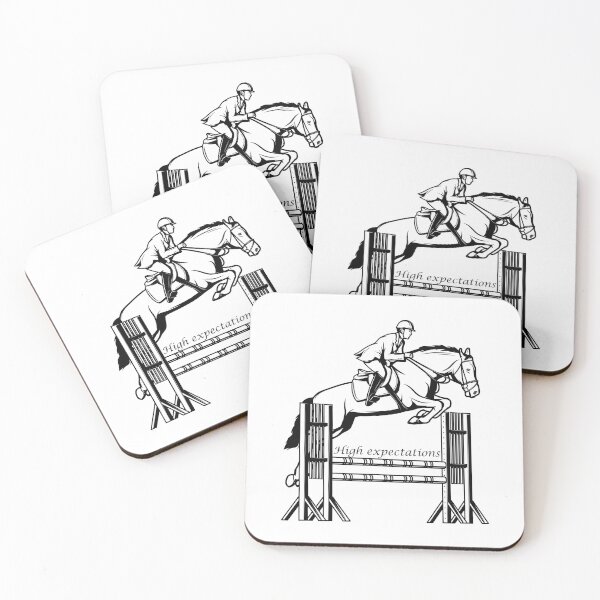 Item preview, High expectations, showjumper, horse showjumping designed and sold by PonyAddiction.