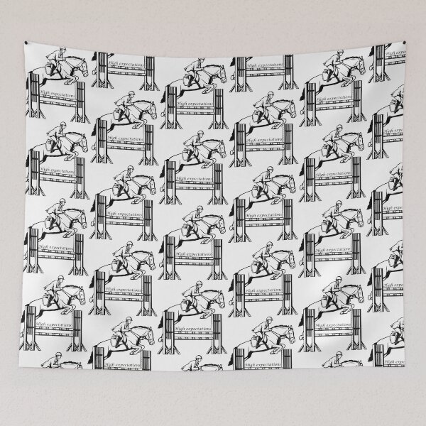 Item preview, High expectations, showjumper, horse showjumping designed and sold by PonyAddiction.