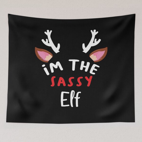 Item preview, Im The Sassy Elf Essential T-shirt Funny sassy Chrirstmas gift idea for women, girls, men and boys designed and sold by Achrafilla1.