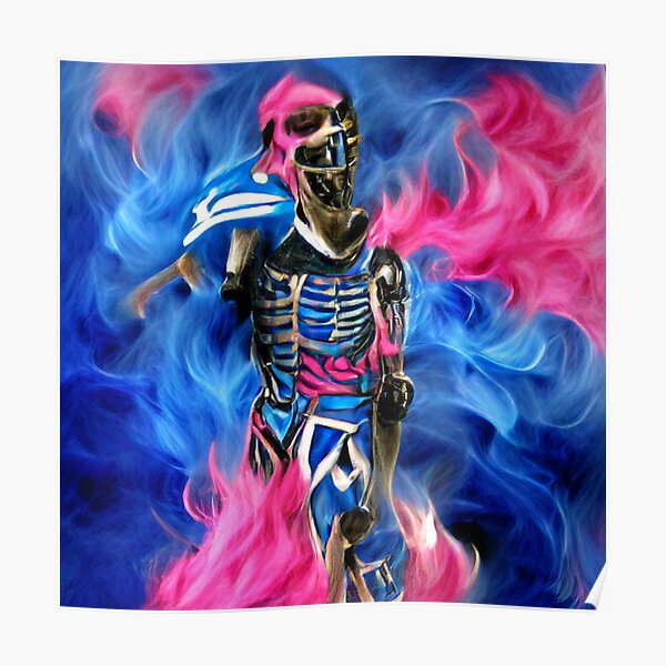 Gothic Skeleton Art Poster