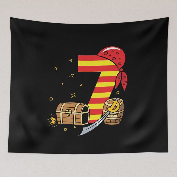 Item preview, Pirate Costume 7th Birthday Children's Birthday Gift Boys designed and sold by Lenny Stahl.