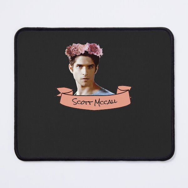 Item preview, scott mccall flower crown sticker Sticker designed and sold by ChristinaWienho.