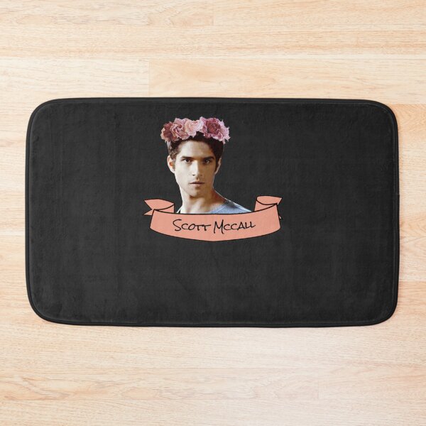 Item preview, scott mccall flower crown sticker Sticker designed and sold by ChristinaWienho.