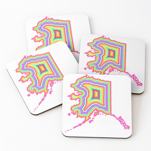 Item preview, Alaska Colorful Outline designed and sold by Sketches by Sophie.