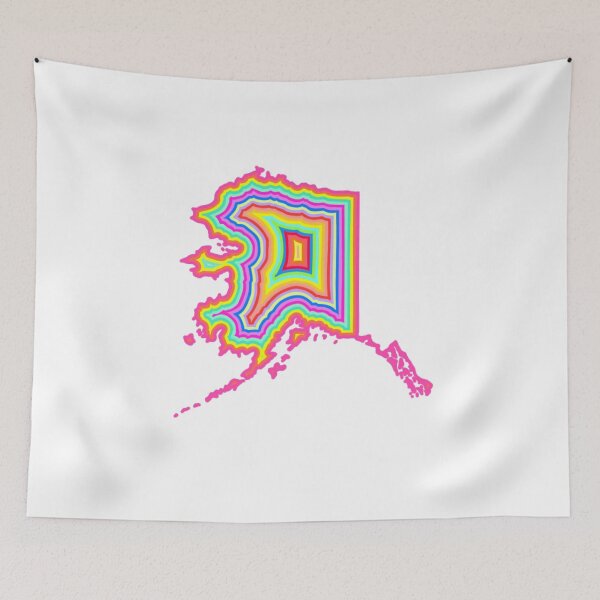 Item preview, Alaska Colorful Outline designed and sold by Sketches by Sophie.