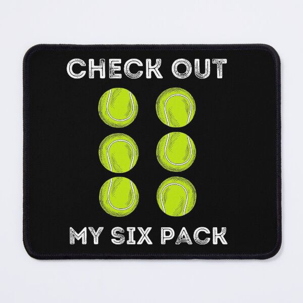 Item preview, Check Out My Six Pack Tennis Shirt designed and sold by zoonix.