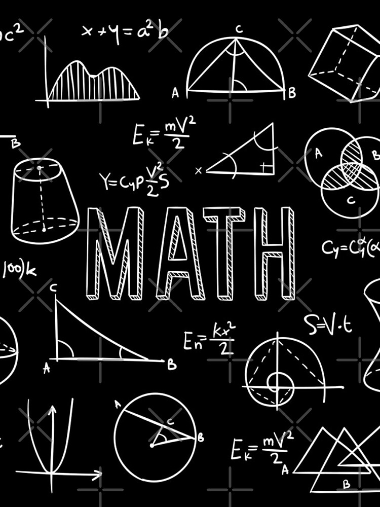 Discover Incredible Design For Math Lovers. Math Chalkboard. Math Teachers iPhone Case