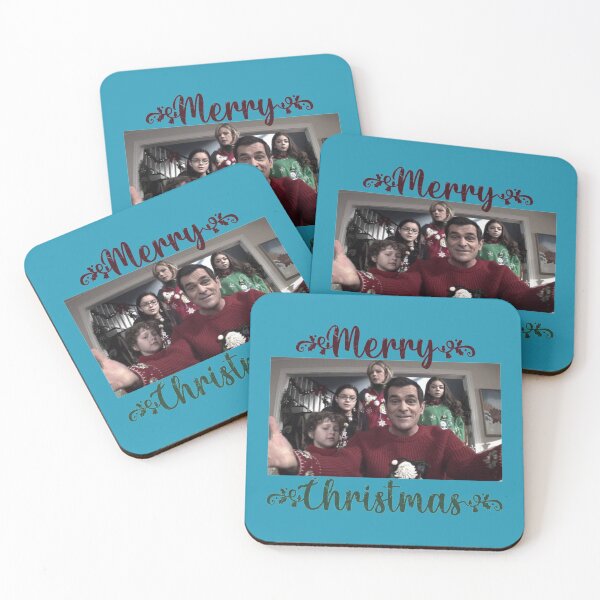 Item preview, Dunphy family from Modern Family Merry Christmas greeting card    designed and sold by DillonMoen.
