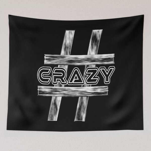 Item preview, CRAZY, weird, crazy, funky, hashtag 2022 designed and sold by ekniLBerlin.