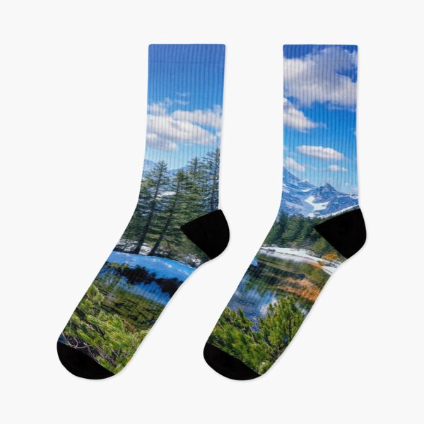 Item preview, Snowy mountain view designed and sold by nitty73.