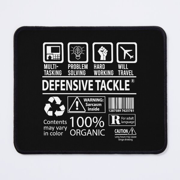 Item preview, Defensive Tackle T Shirt - MultiTasking Certified Job Gift Item Tee designed and sold by killingworthhi.