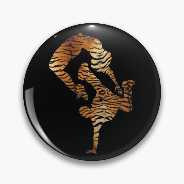 Artikelvorschau, BREAKDANCE - TIGER TEXTURE - PAAR SILHOUETTE entworfen und verkauft von KoolDsignsDANCE.