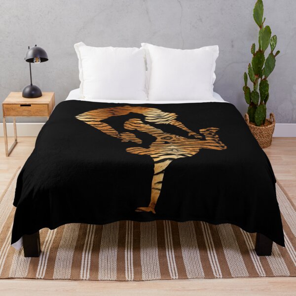 Aperçu de l'œuvre BREAKDANCE - TEXTURE TIGRE - SILHOUETTE COUPLE créée et vendue par KoolDsignsDANCE.