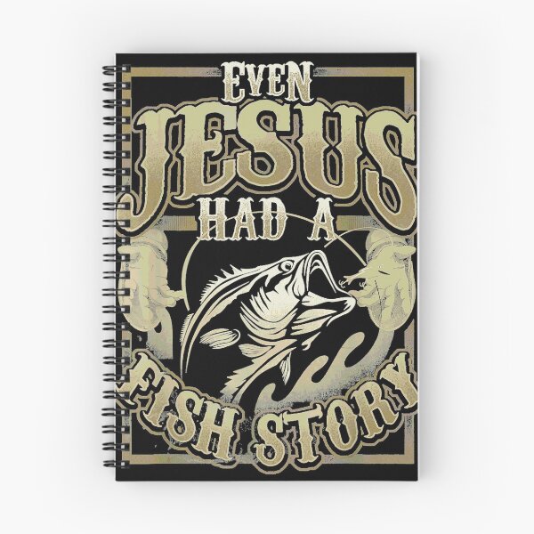 Item preview, Funny quotes gift fishing jesus designed and sold by BrennaEirlys.