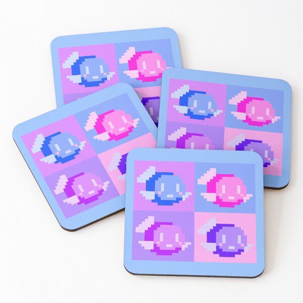 Item preview, Dreamy Colors Pixel Blowfish designed and sold by rin3d .