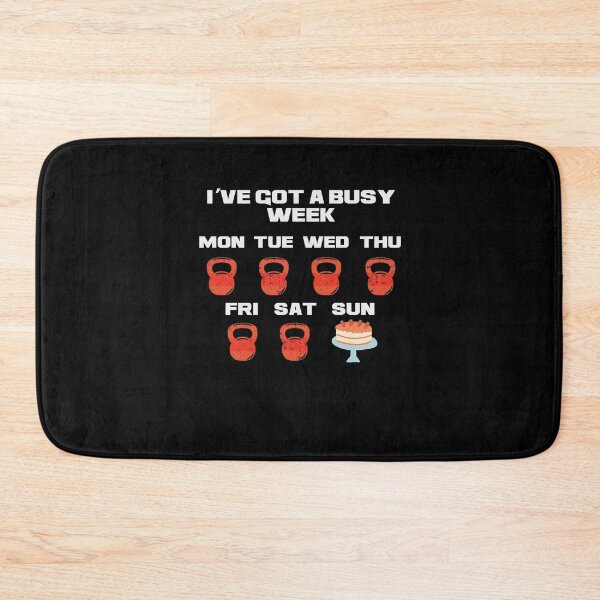 Item preview, I've got a busy week - Home Fitness and Cheat Day designed and sold by NeXore.