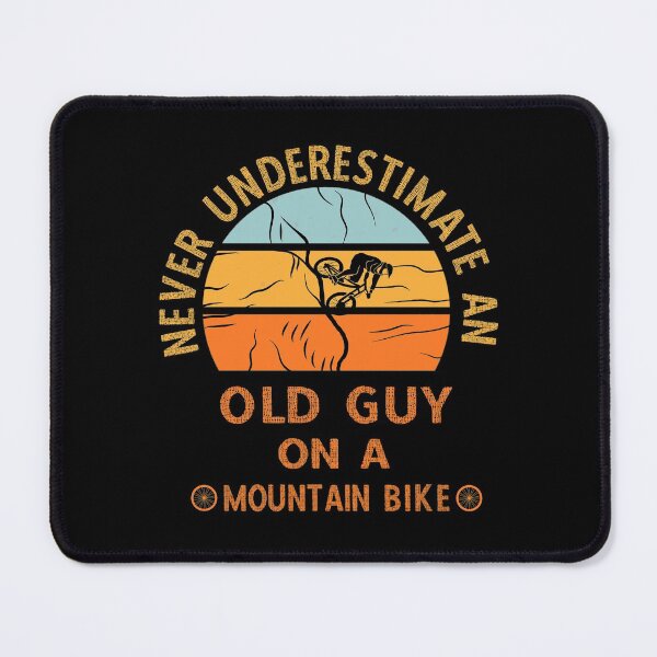 Item preview, Never Underestimate An Old Guy On A Mountain Bike designed and sold by solimangomaa.