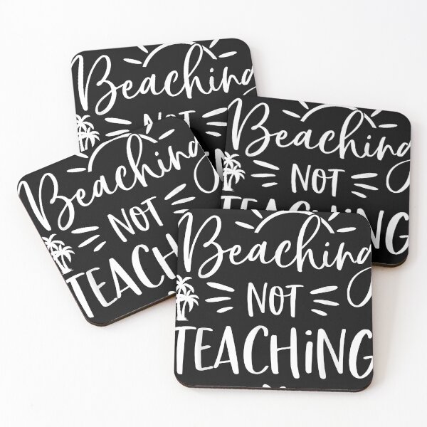Item preview, Beaching Not Teaching Summer Vacation Funny Teacher Gift T-Shirt designed and sold by LarryMcclish.