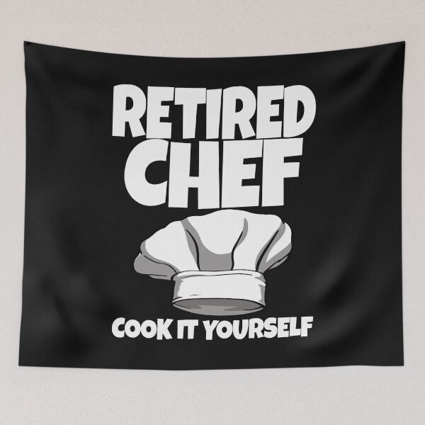 Item preview, Retired Chef designed and sold by Bendthetrend.
