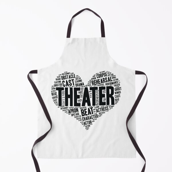 Item preview, Theater Gifts Heart Drama Love Actress Actor graphic designed and sold by theodoros20.