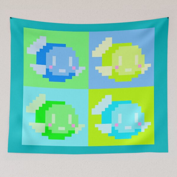 Item preview, Sea Colors Pixel Blowfish designed and sold by rin3d .