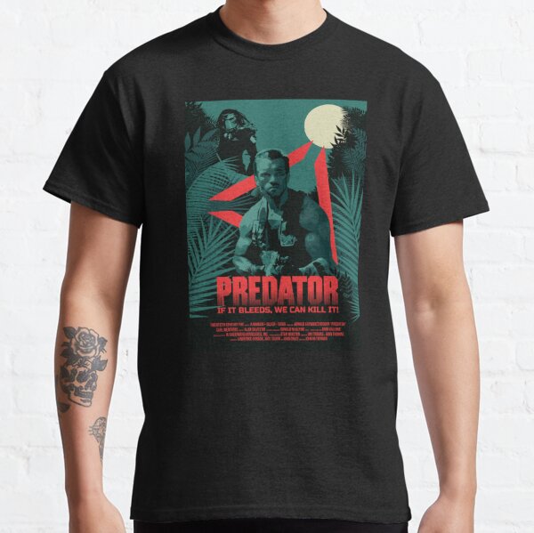 Predator T-shirt Mens Shirt Arnold Schwarzenegger Tee Christmas Gift