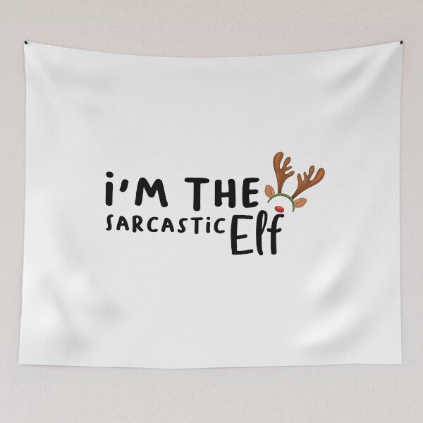 Item preview, Im The Sarcastic Elf Essential T-shirt Funny Sarcasm, sarcastic Elf Gift idea designed and sold by Achrafilla1.
