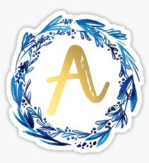 A Indigo Sticker