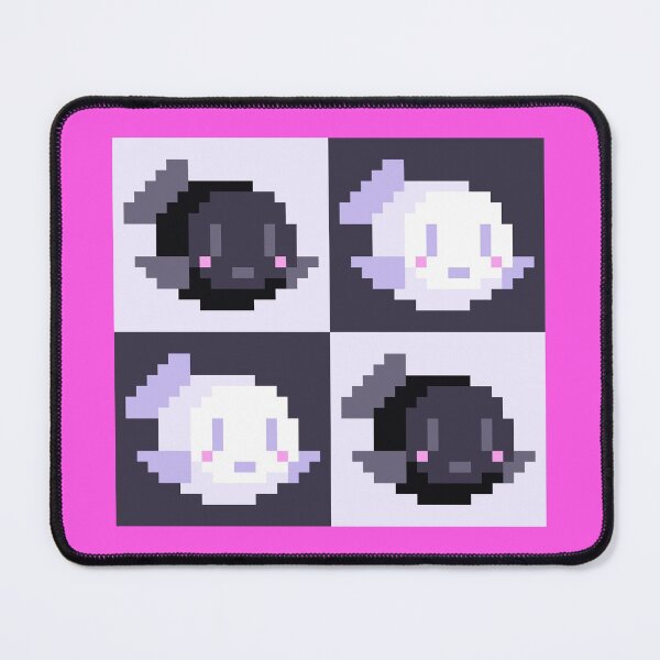 Item preview, Black and White Colors Pixel Blowfish designed and sold by rin3d .
