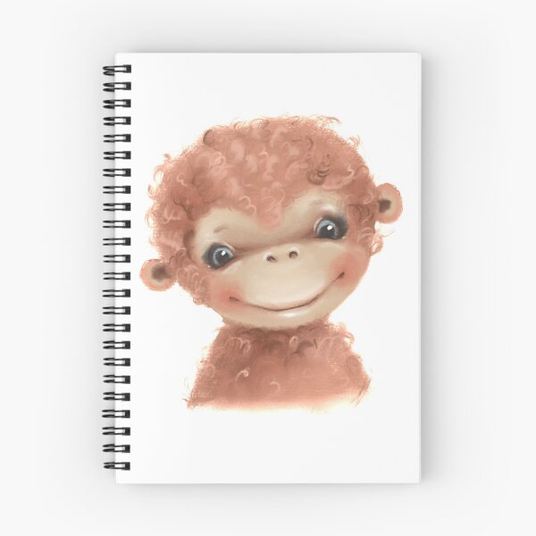 Item preview, monkey watercolor portraits designed and sold by Hartics.