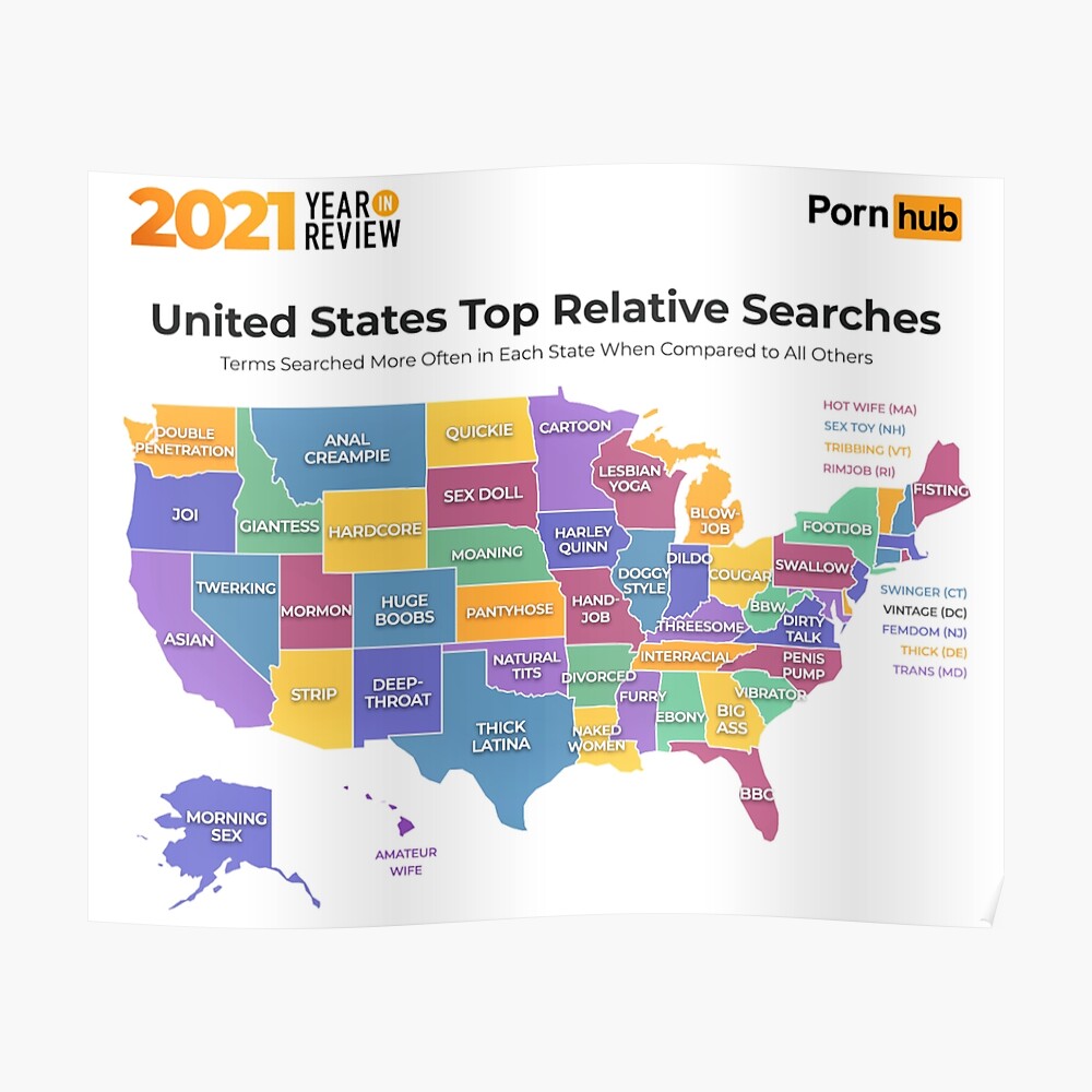 PHub map 2021 united states searches/ image picture