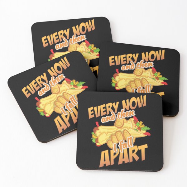 Item preview, Taco Every Now and then I Fall Apart Funny | Mexican Taco 80s song pun designed and sold by HROC.