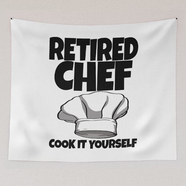 Item preview, Retired Chef designed and sold by Bendthetrend.