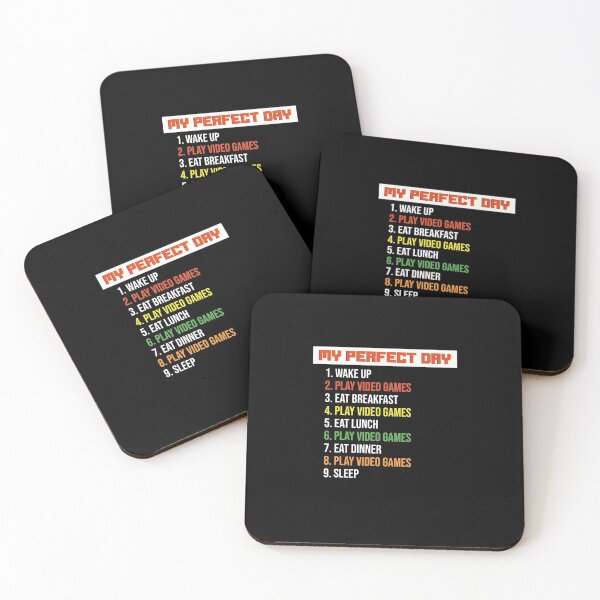 Item preview, Gamer Perfect Day, My Perfect Day , Funny Gaming Gift For Couples, Humour Gaming Present For Boys, Best Christmas Presents For Pc Gamers, For Computer Gamers designed and sold by RedHive.