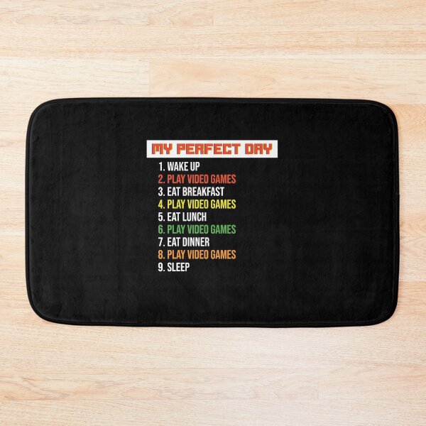 Item preview, Gamer Perfect Day, My Perfect Day , Funny Gaming Gift For Couples, Humour Gaming Present For Boys, Best Christmas Presents For Pc Gamers, For Computer Gamers designed and sold by RedHive.