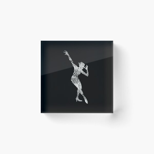 Item preview, JAZZ DANCER SILHOUETTE - ZEBRA TEXTURE designed and sold by KoolDsignsDANCE.
