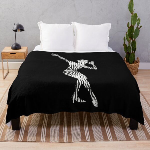 Item preview, JAZZ DANCER SILHOUETTE - ZEBRA TEXTURE designed and sold by KoolDsignsDANCE.