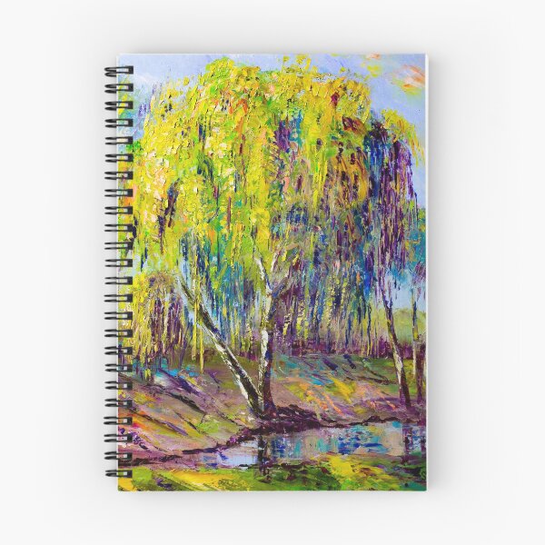 Item preview, Willow near the Muga river designed and sold by Natalia_Shchip.