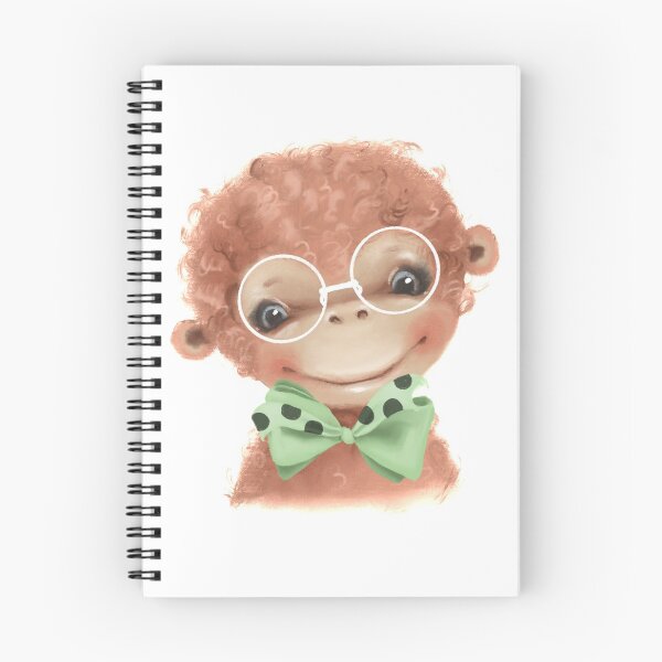 Item preview, monkey watercolor portraits designed and sold by Hartics.