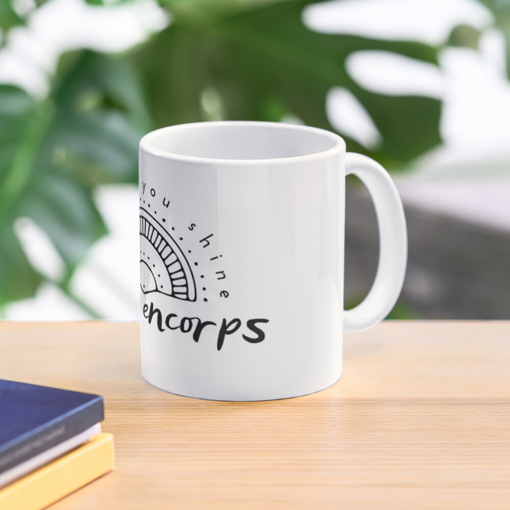 helping you shine! black Coffee Mug