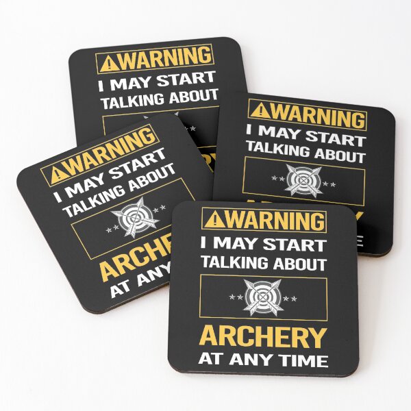 Item preview, Funny Warning Archery Archer Arrow Arrows Bow designed and sold by ArydeaNoriega.