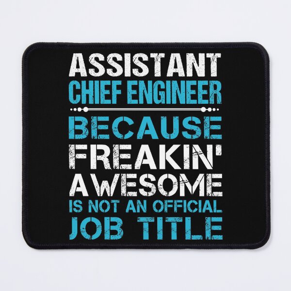 Item preview, Assistant Chief Engineer T Shirt - Freaking Awesome Job Gift Item Tee designed and sold by oetate4774.