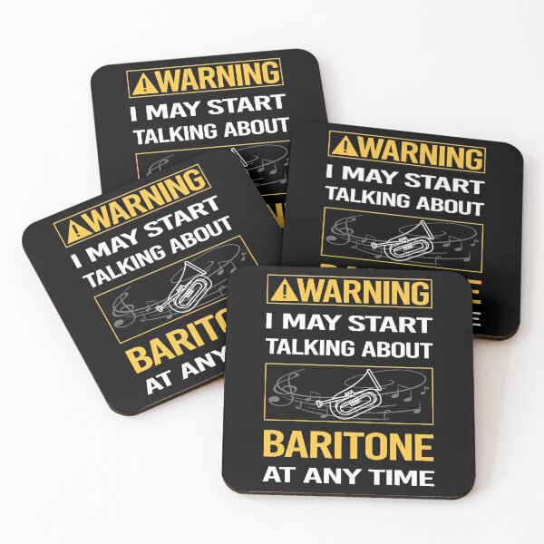 Item preview, Funny Warning Baritone designed and sold by ArydeaNoriega.