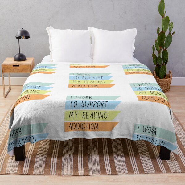 Item preview, I WORK TO SUPPORT MY READING ADDICTION designed and sold by successmom.