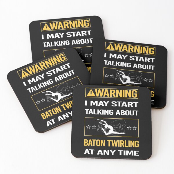 Item preview, Funny Warning Baton Twirling Twirl Twirler designed and sold by ArydeaNoriega.