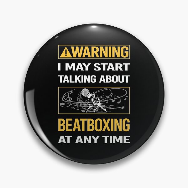 Item preview, Funny Warning Beat Box Beatboxing Beatbox designed and sold by ArydeaNoriega.
