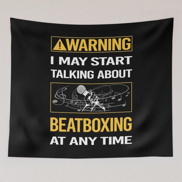 Item preview, Funny Warning Beat Box Beatboxing Beatbox designed and sold by ArydeaNoriega.