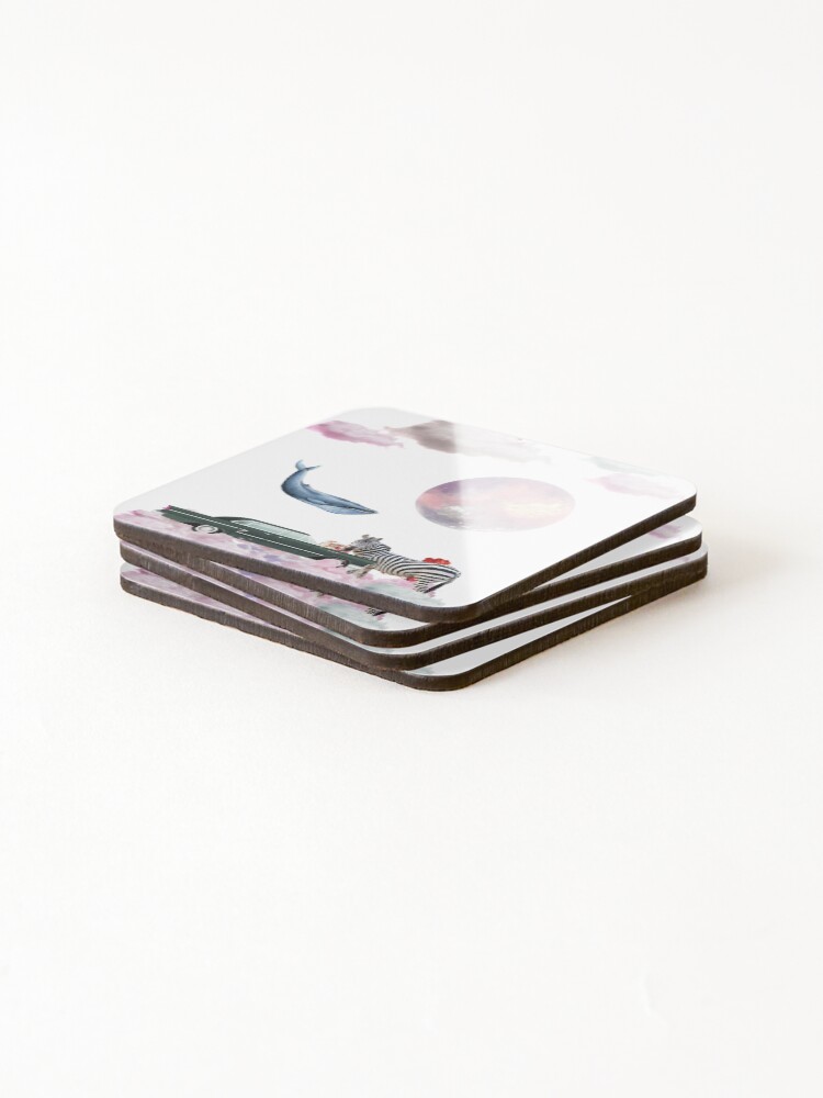 Thumbnail 4 of 5, Coasters (Set of 4), Dream Land designed and sold by Rococodesigns.